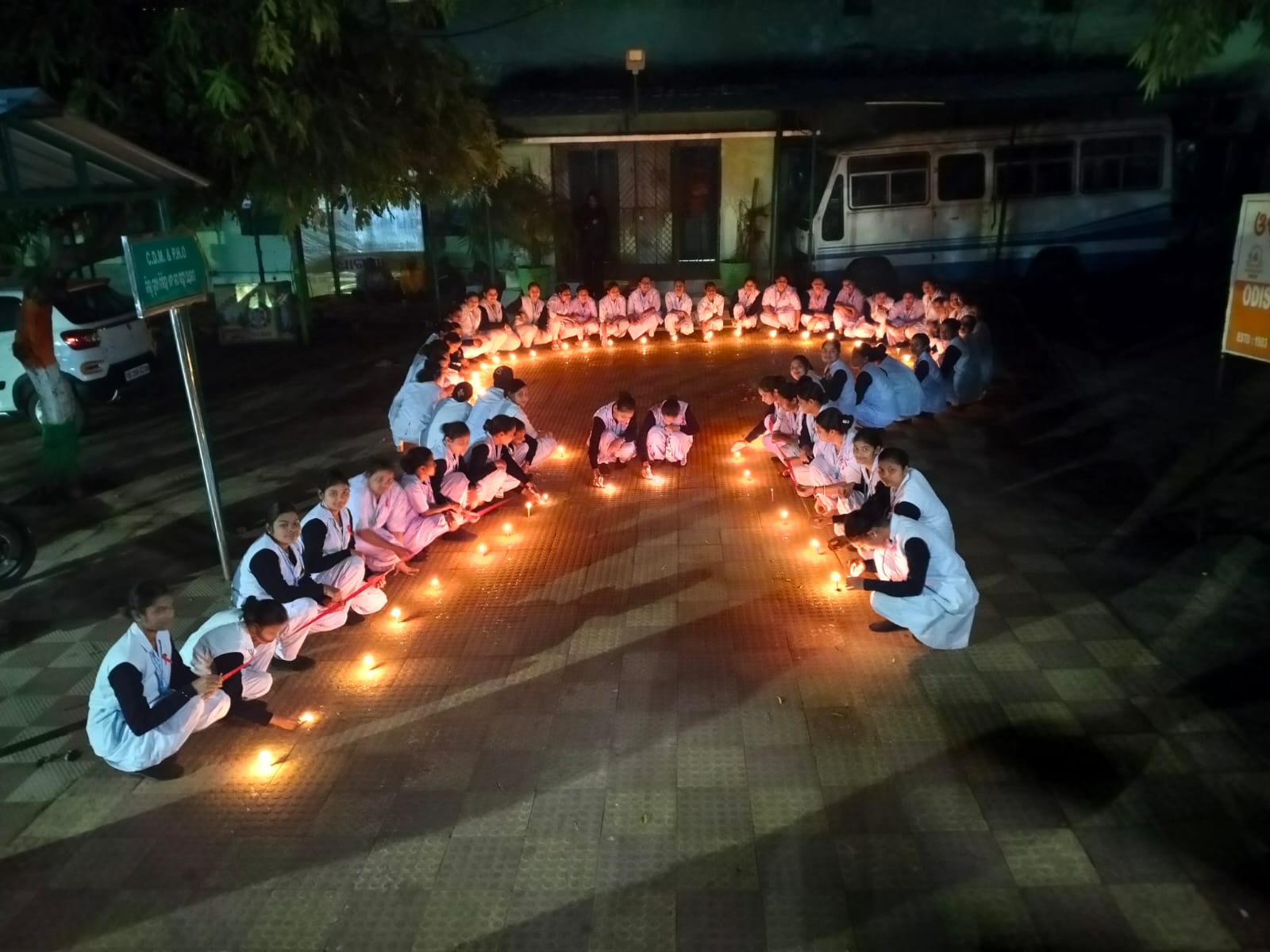 Candlelight Program Organized by Nursing Students